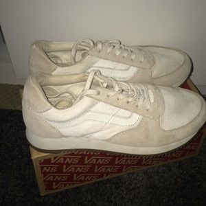 White ultra cush vans